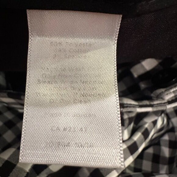 TALBOTS WOMENS BLACK AND WHITE HAMPSHIRE ANKLE CURVY PANTS SIZE 10 - Picture 7 of 10